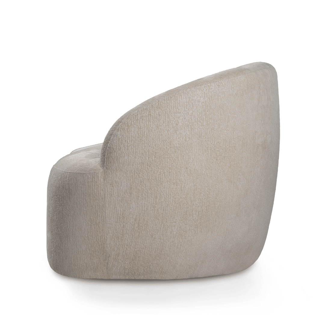 Bohne Cream 9901 Nanci Fabric 2 Seater Sofa PTMD - Bankstel - PTMD - livinglovely.nl