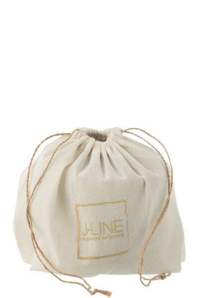 Buitenkaars Cyra Cement Blauw Large 48uur - Buitenkaars - J-Line - livinglovely.nl