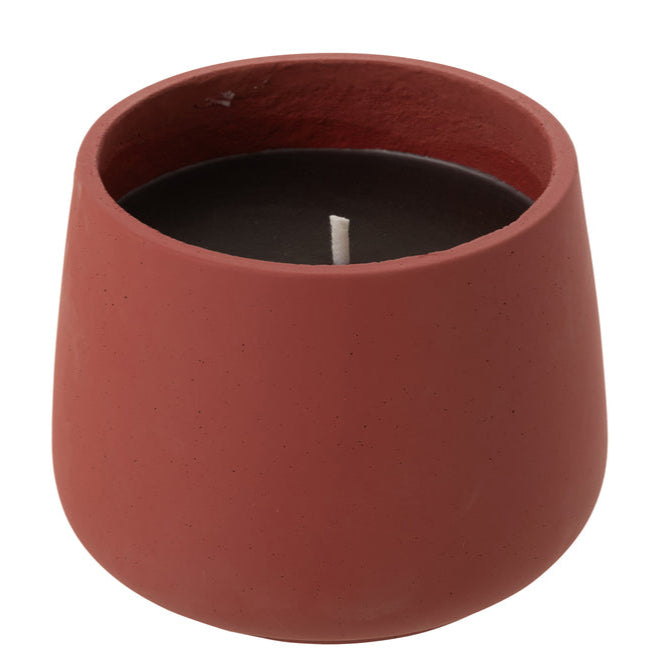 Buitenkaars Cyra Cement Rood Large 48uur - Buitenkaars - J-Line - livinglovely.nl