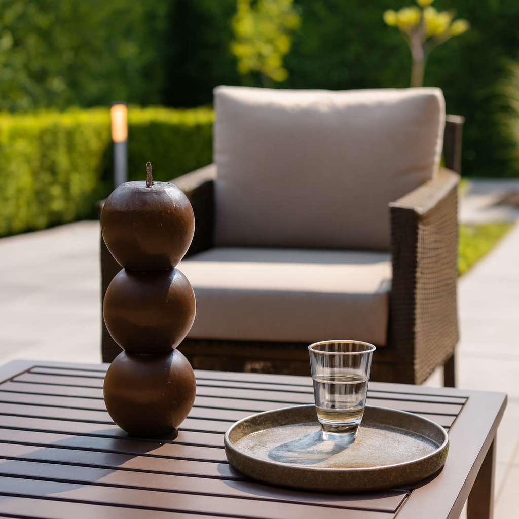 Buitenkaars XXL Giant Triple Sculpture - Buitenkaars - Rustik Lys - livinglovely.nl