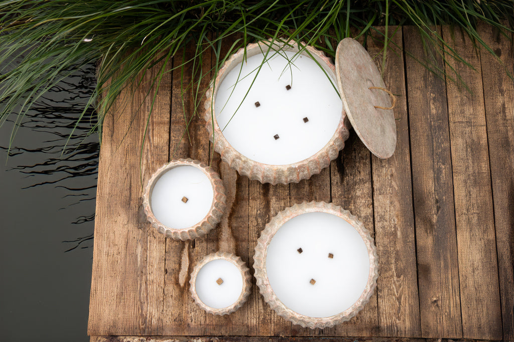 Buitenkaars Yasmeene Bruin Cement Large PTMD - Buitenkaars - PTMD - livinglovely.nl