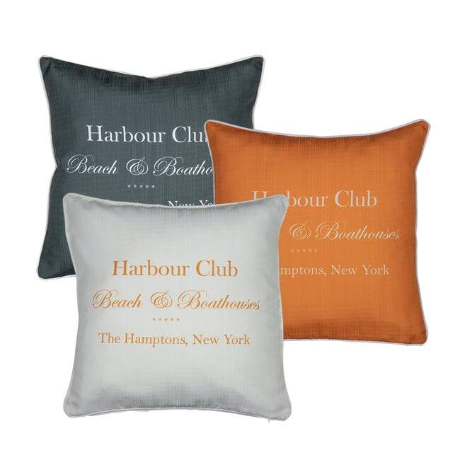 Buitenkussen Harbour Club Grijs 50x50cm - Outdoor kussen - Mars & More - livinglovely.nl