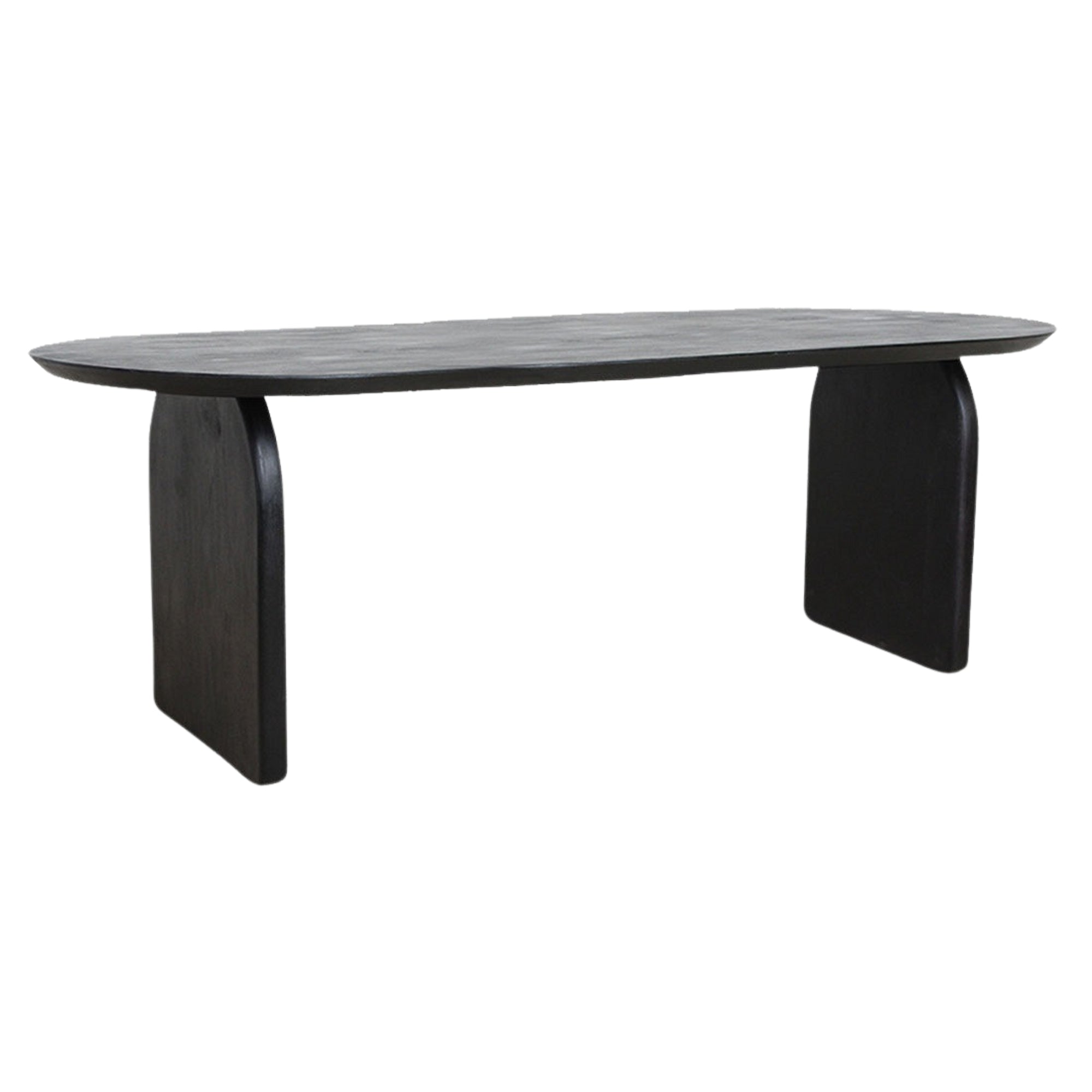 Bullnose Eetkamertafel Black Raw Materials - Eetkamertafel - Raw Materials - livinglovely.nl