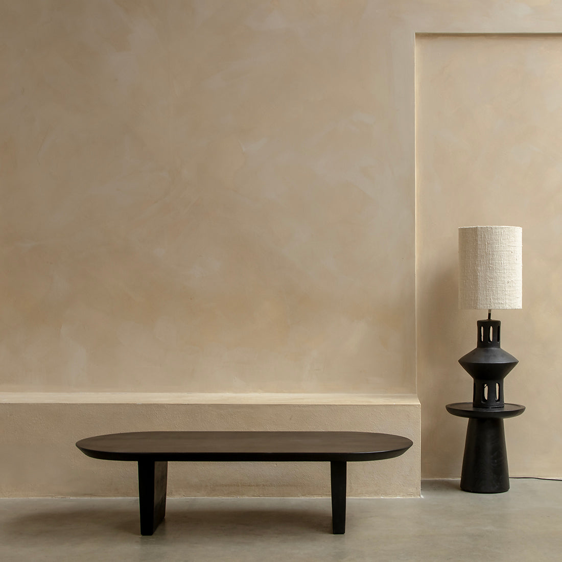 Bullnose Salontafel Raw Materials - Salontafel - Raw Materials - livinglovely.nl