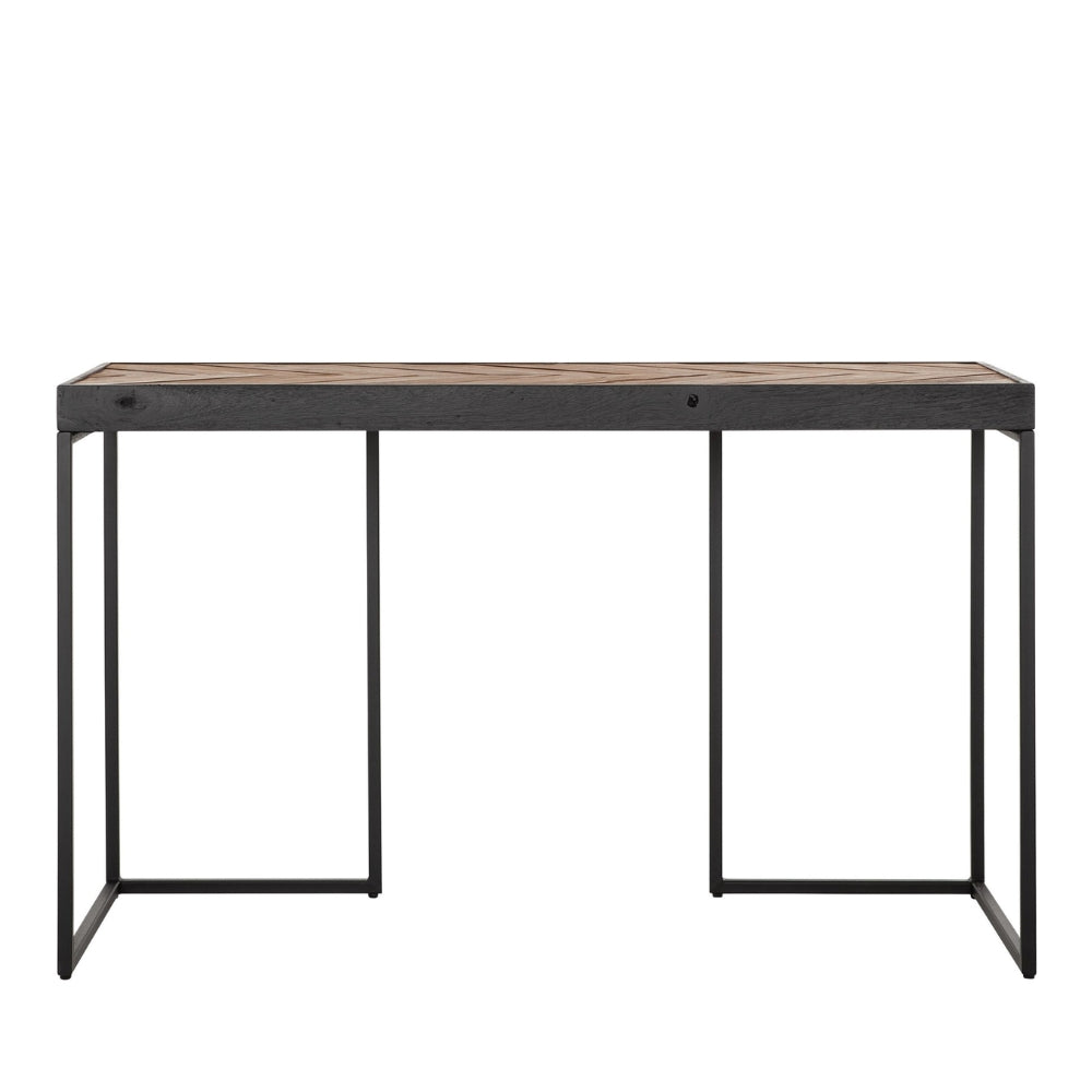 Bureau Criss Cross van DTP Home met visgraatpatroon in het blad