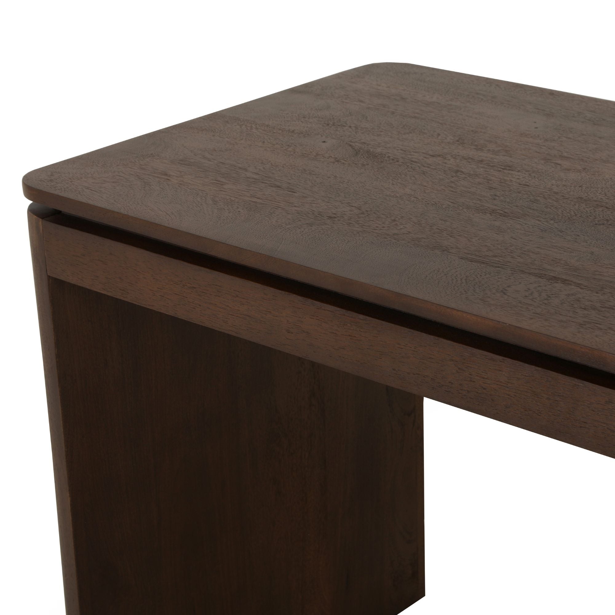 Bureau Dallas van bruin mangohout uit de Dallas Bruin woonserie