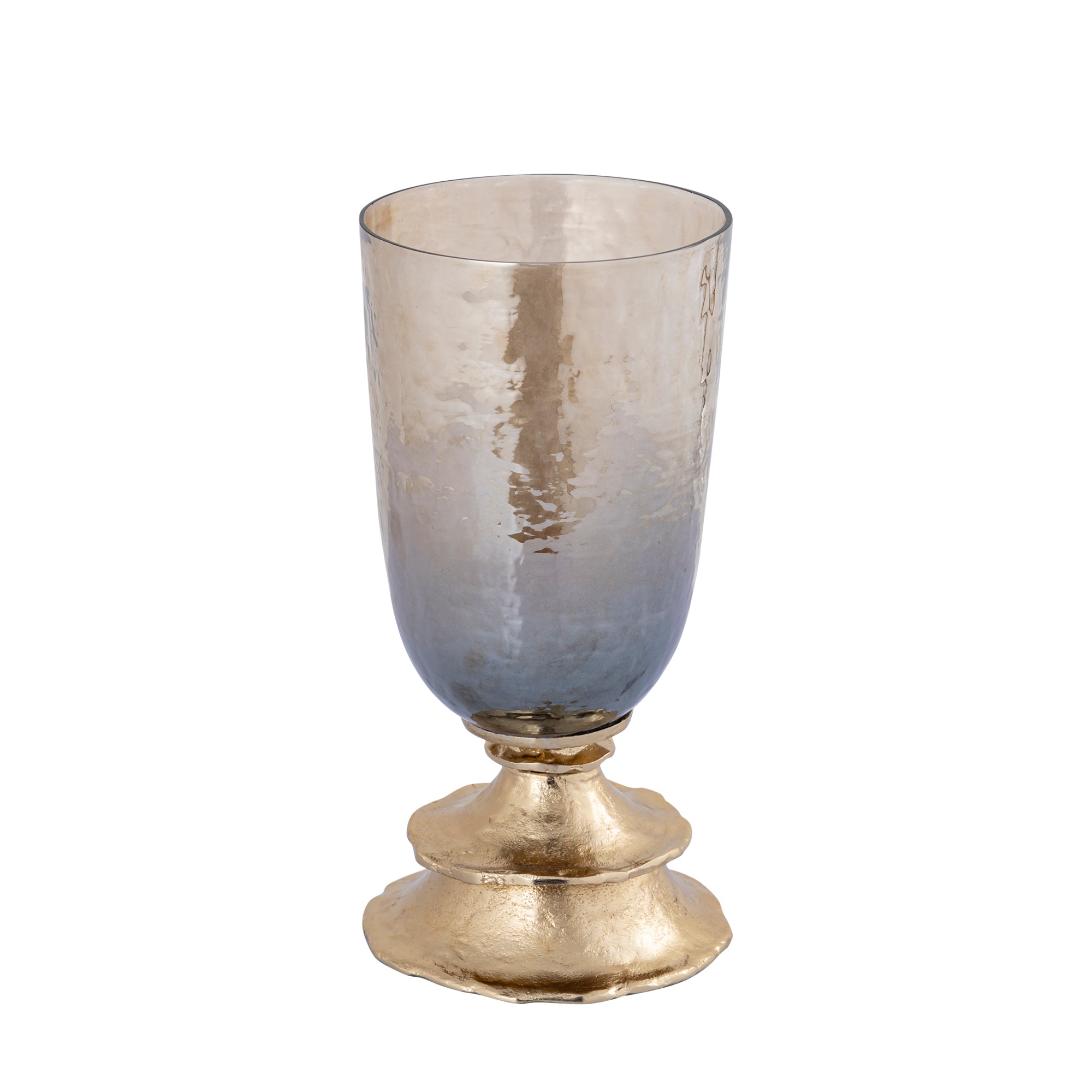 Cevar Champagne Luster Glass Stormlight S PTMD - Kandelaar - PTMD - livinglovely.nl