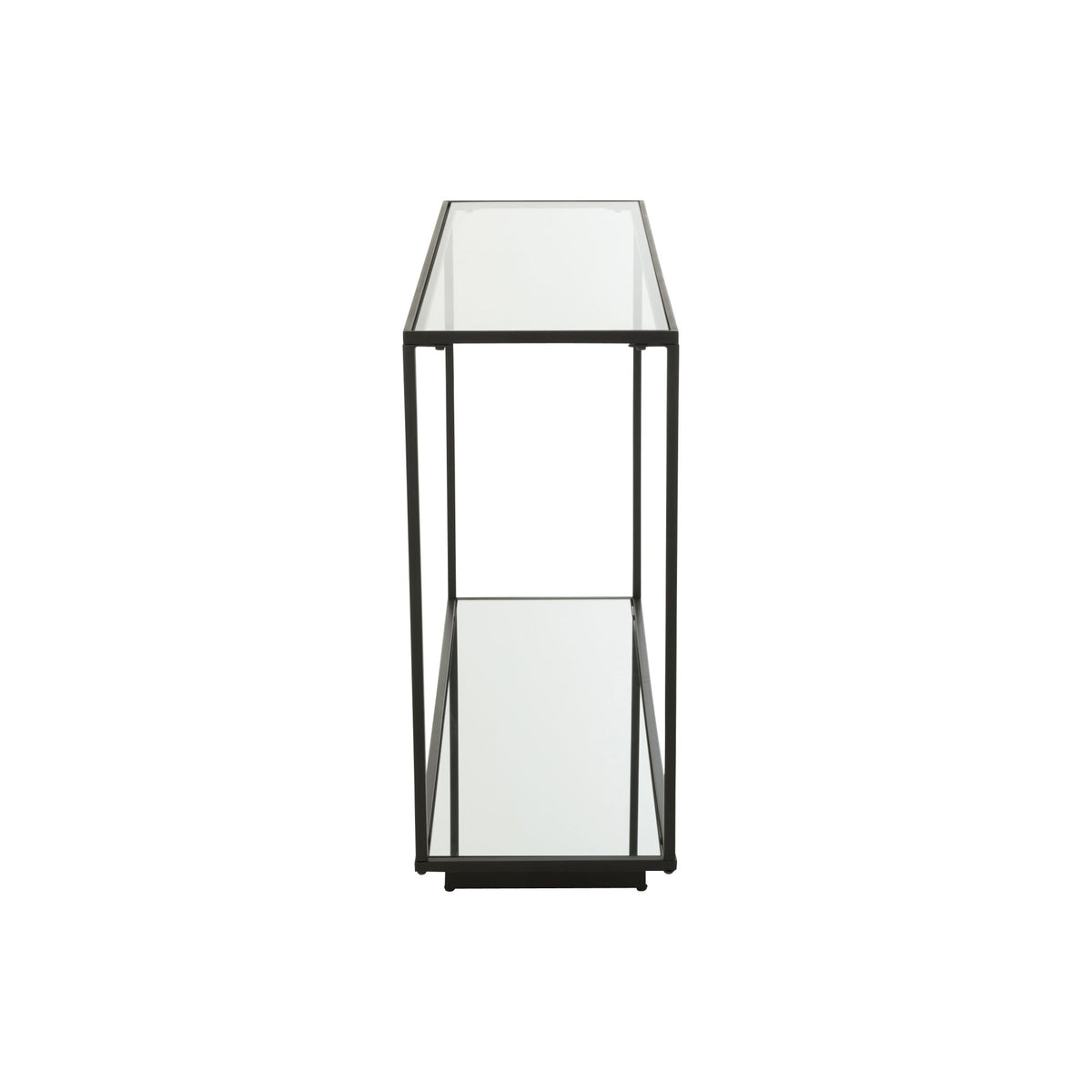 Console Metaal/Glas Zwart J-Line