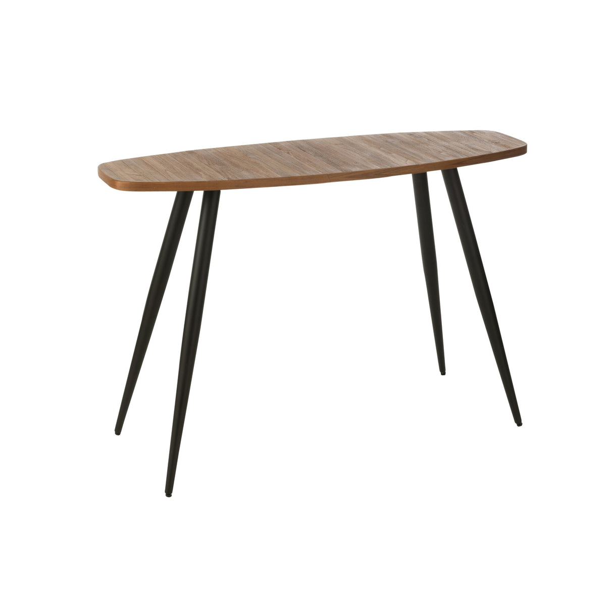 Console Ovaal Gerecycleerd Teak Naturel J-Line