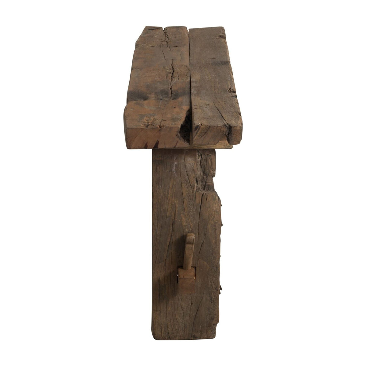 Console Rough Gerecycled Hout Bruin J-Line