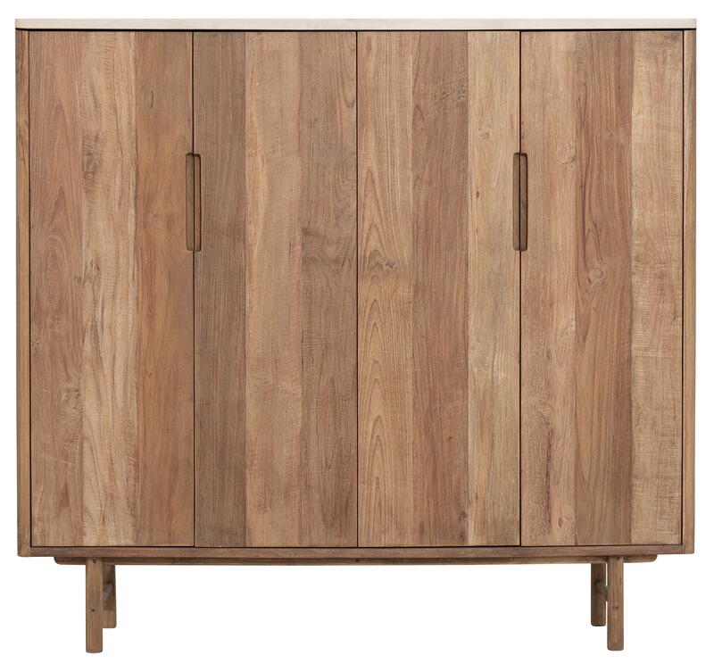 Cupboard Bliss Mortex low, 4 doors - - DTP Home - livinglovely.nl