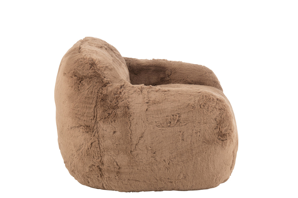 Cutie 1-zits Sofa Taupe Small J-Line - Fauteuil - J-Line - livinglovely.nl