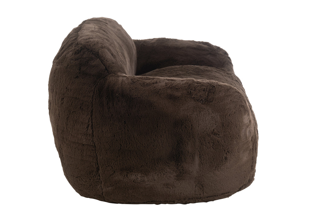 Cutie 2-zits Sofa Brown Large J-Line - Fauteuil - J-Line - livinglovely.nl