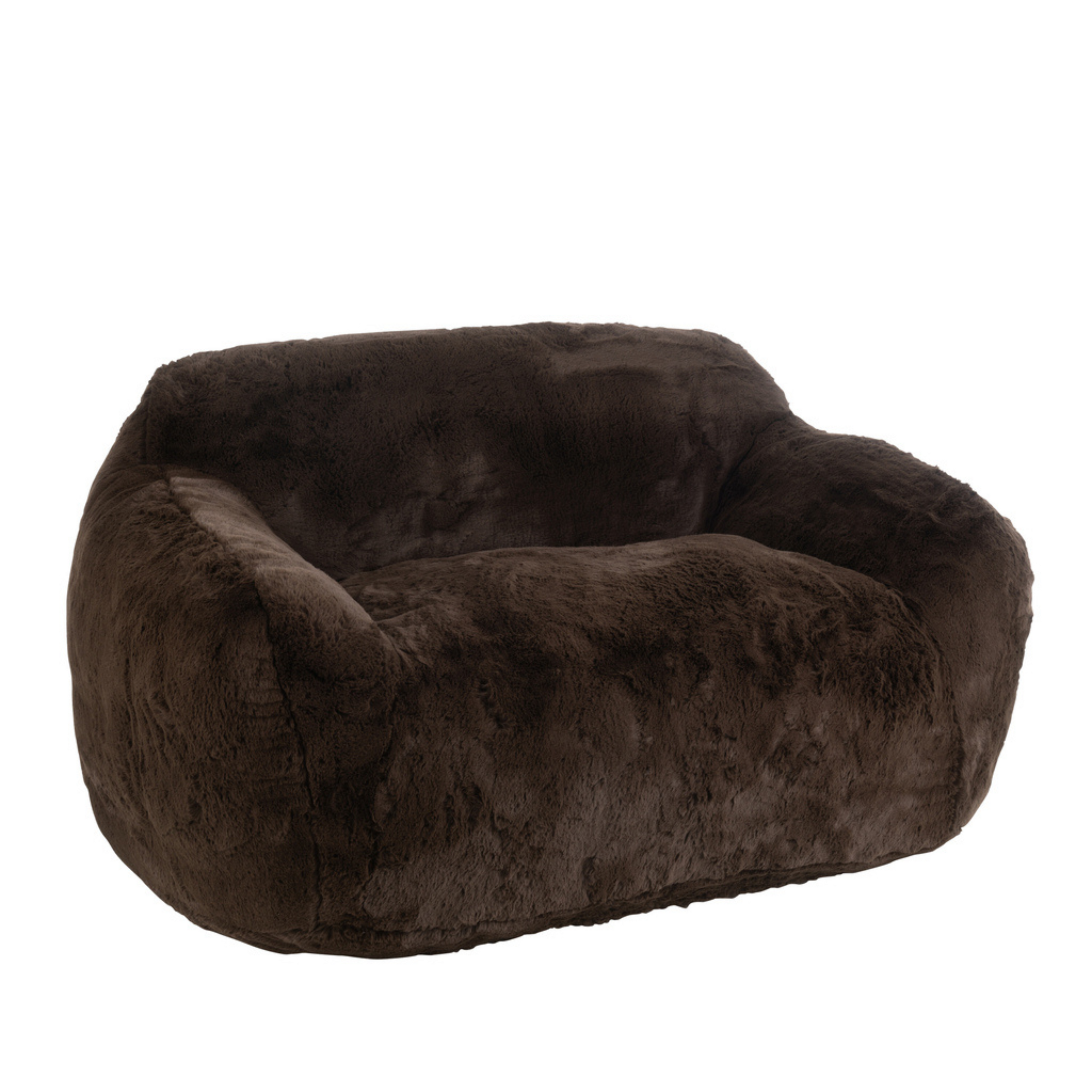 Cutie 2-zits Sofa Brown Large J-Line - Fauteuil - J-Line - livinglovely.nl