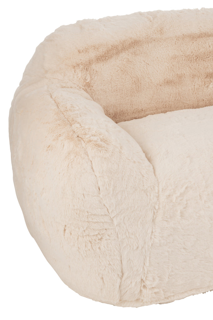 Cutie 2-zits Sofa Cream Large J-Line - Fauteuil - J-Line - livinglovely.nl