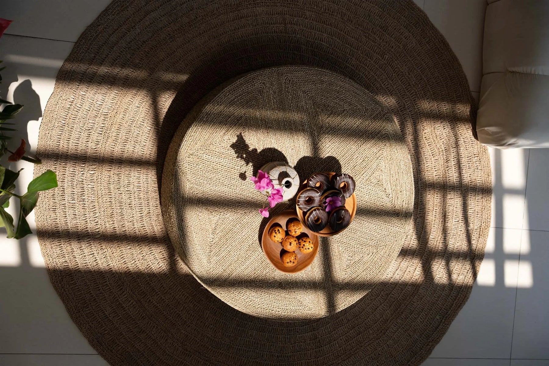 De enorme poef - naturel - Poef - Bazar Bizar - livinglovely.nl