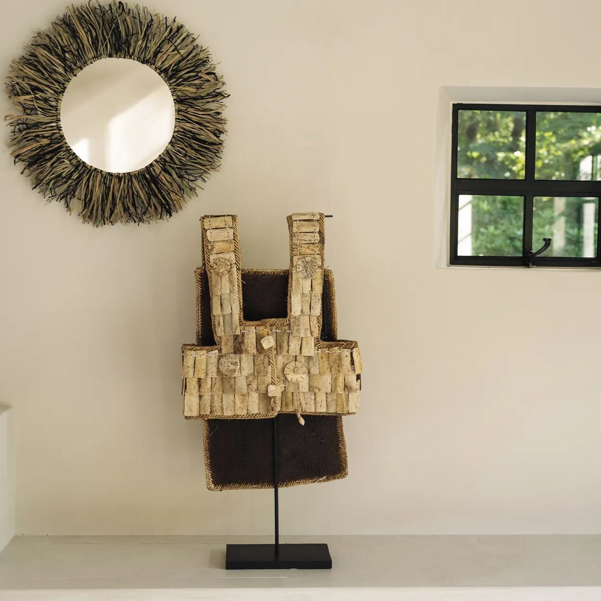 De krijger op Stand- Naturel - Ornament - Bazar Bizar - livinglovely.nl