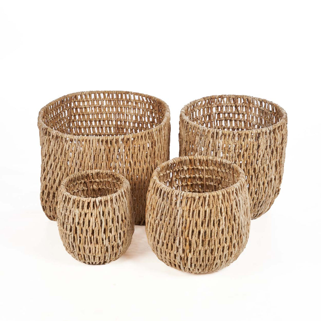 De Louh Louh Mand - Naturel - L - Mand - Bazar Bizar - livinglovely.nl