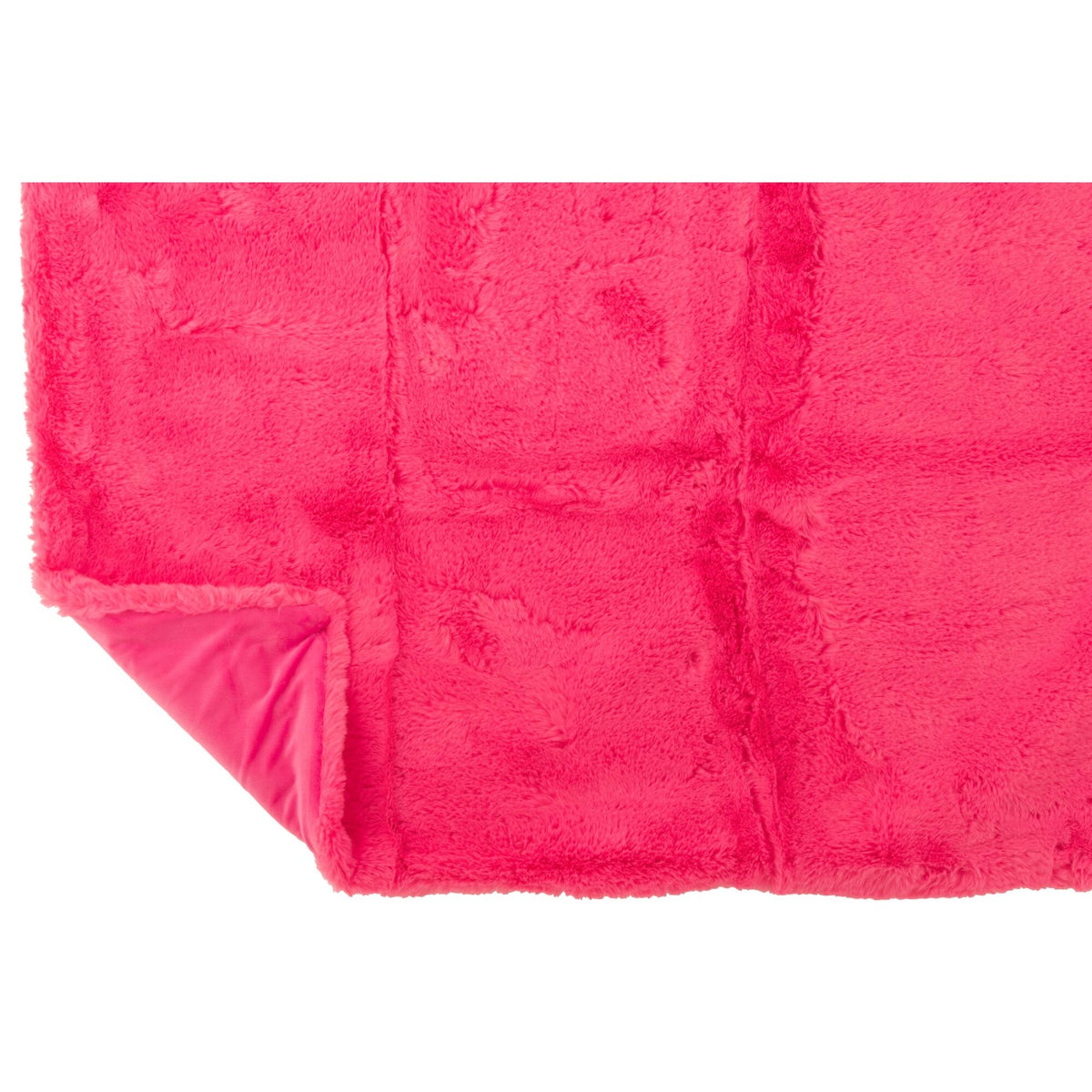 Deken Cutie Polyester Fluo Roze L130x180cm J-Line