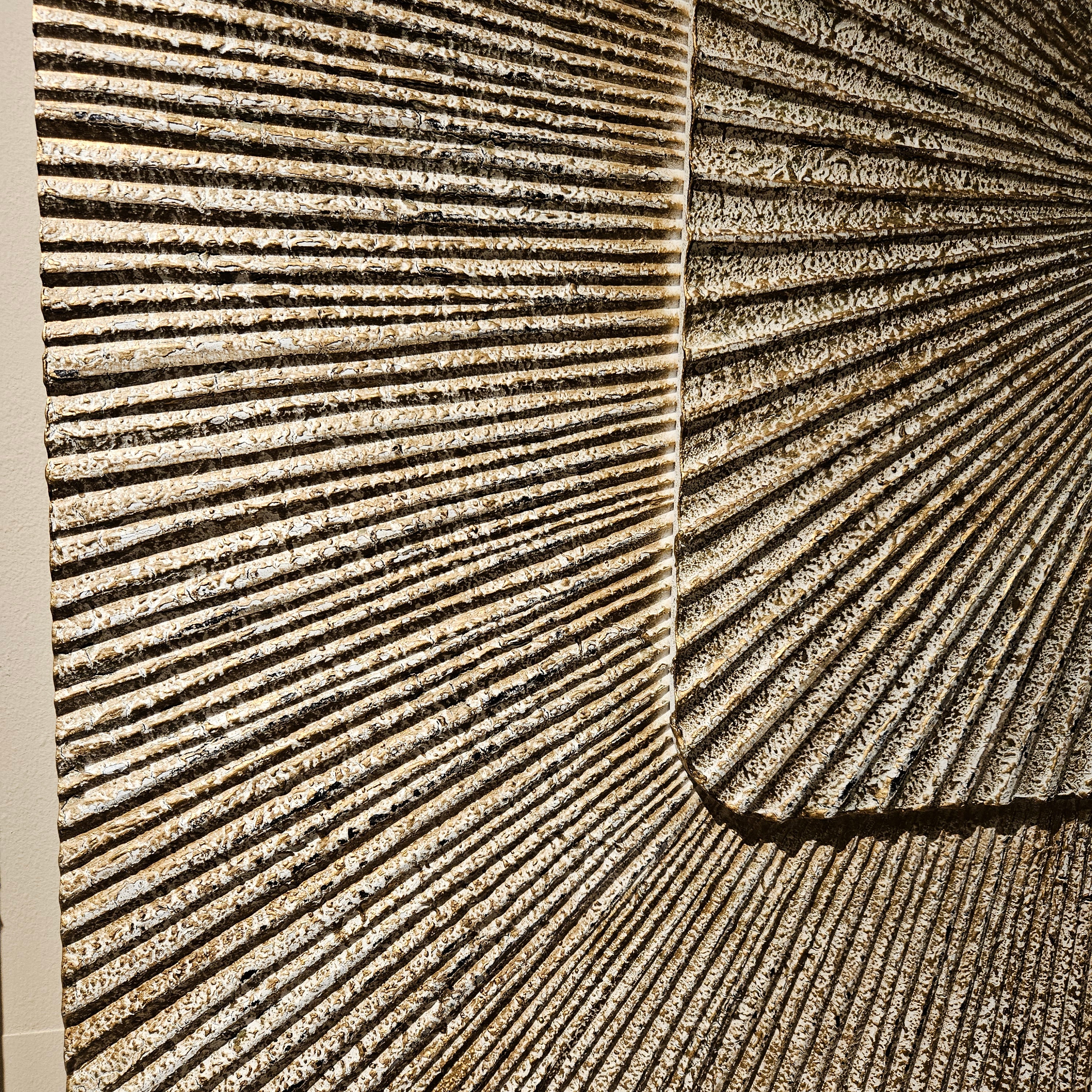 Dishita Wandpaneel Cream Square Large PTMD - Wandpaneel - PTMD - livinglovely.nl