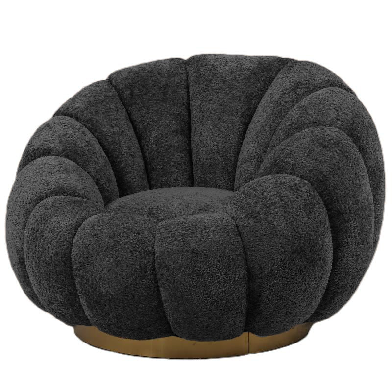 Draaibare Fauteuil Daisy Anthracite Euphoria PTMD - Fauteuil - PTMD - livinglovely.nl
