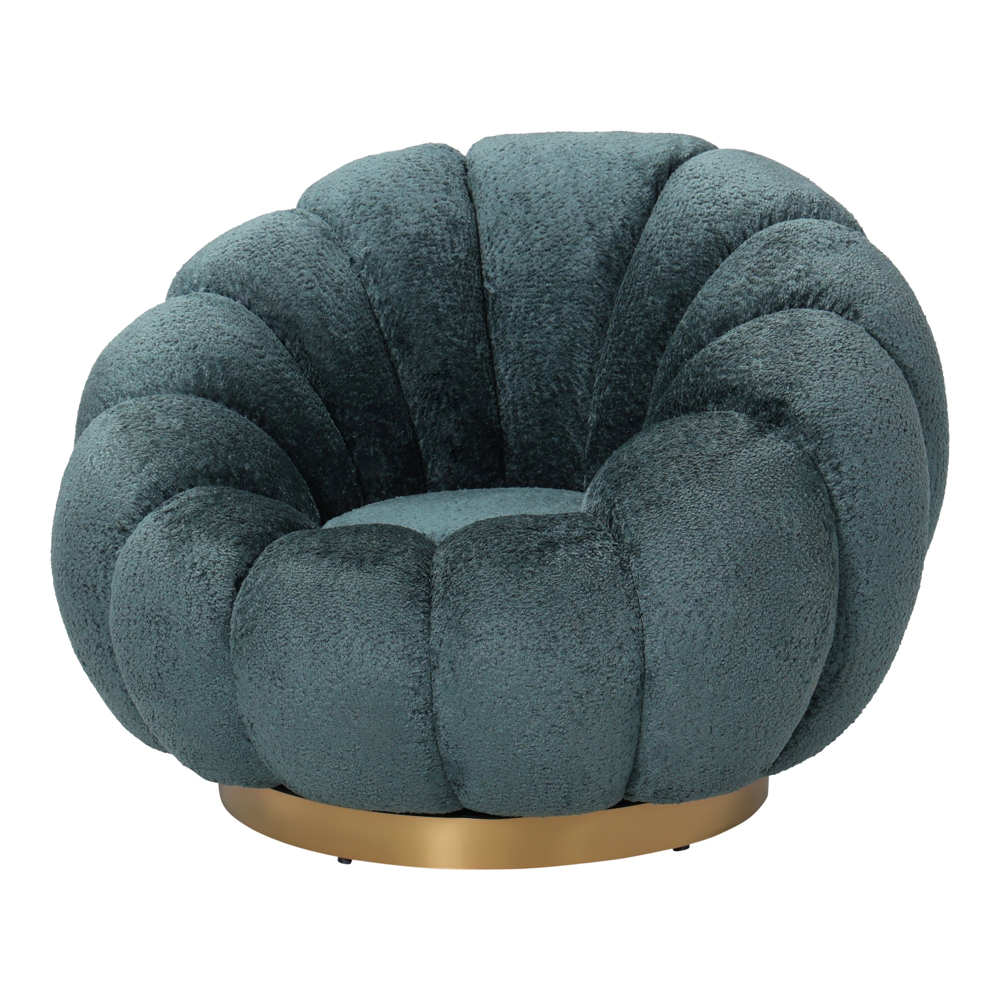 Draaibare Fauteuil Teal Anthracite Euphoria PTMD - Fauteuil - PTMD - livinglovely.nl