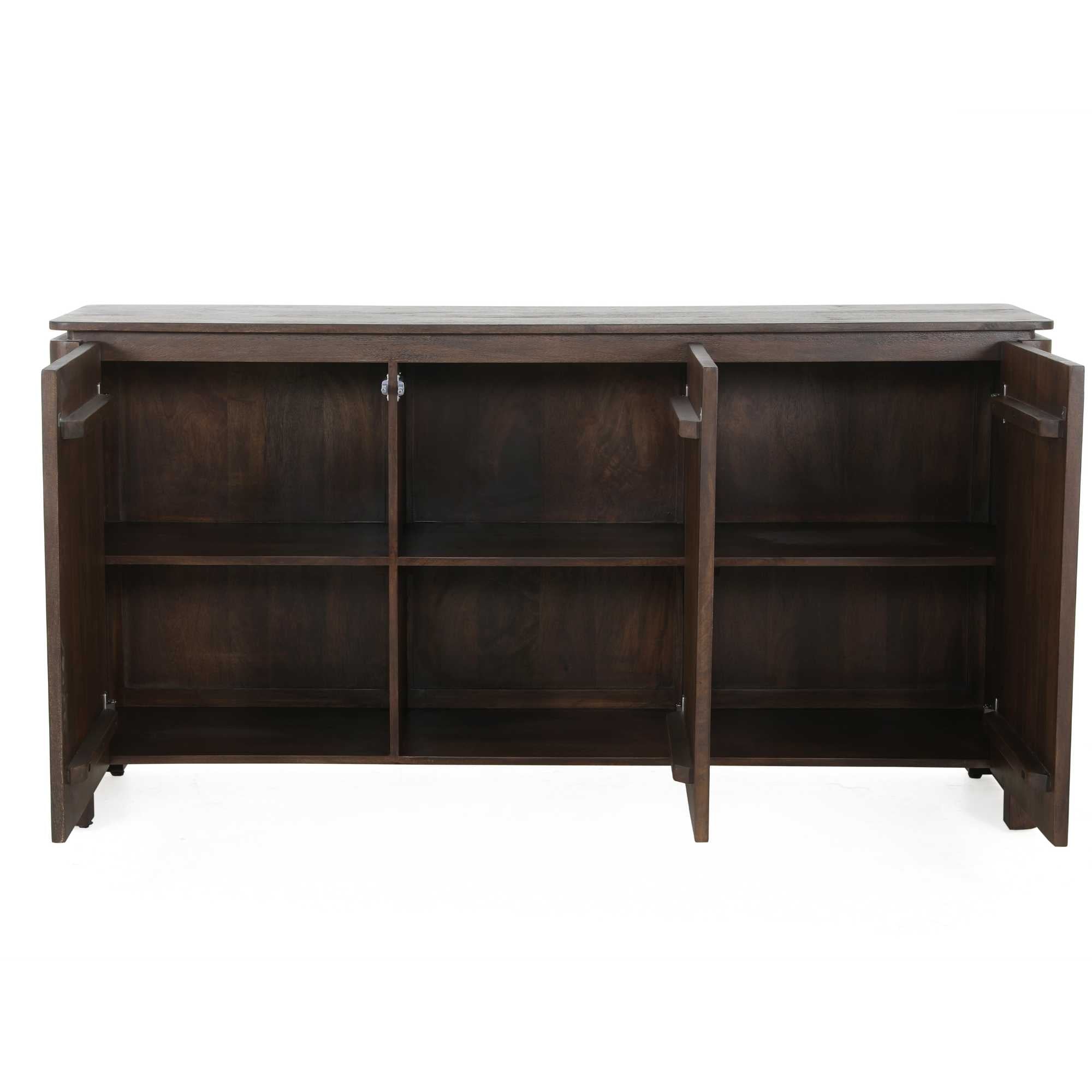 Dressoir Dallas van bruin mangohout uit de Dallas Bruin woonserie