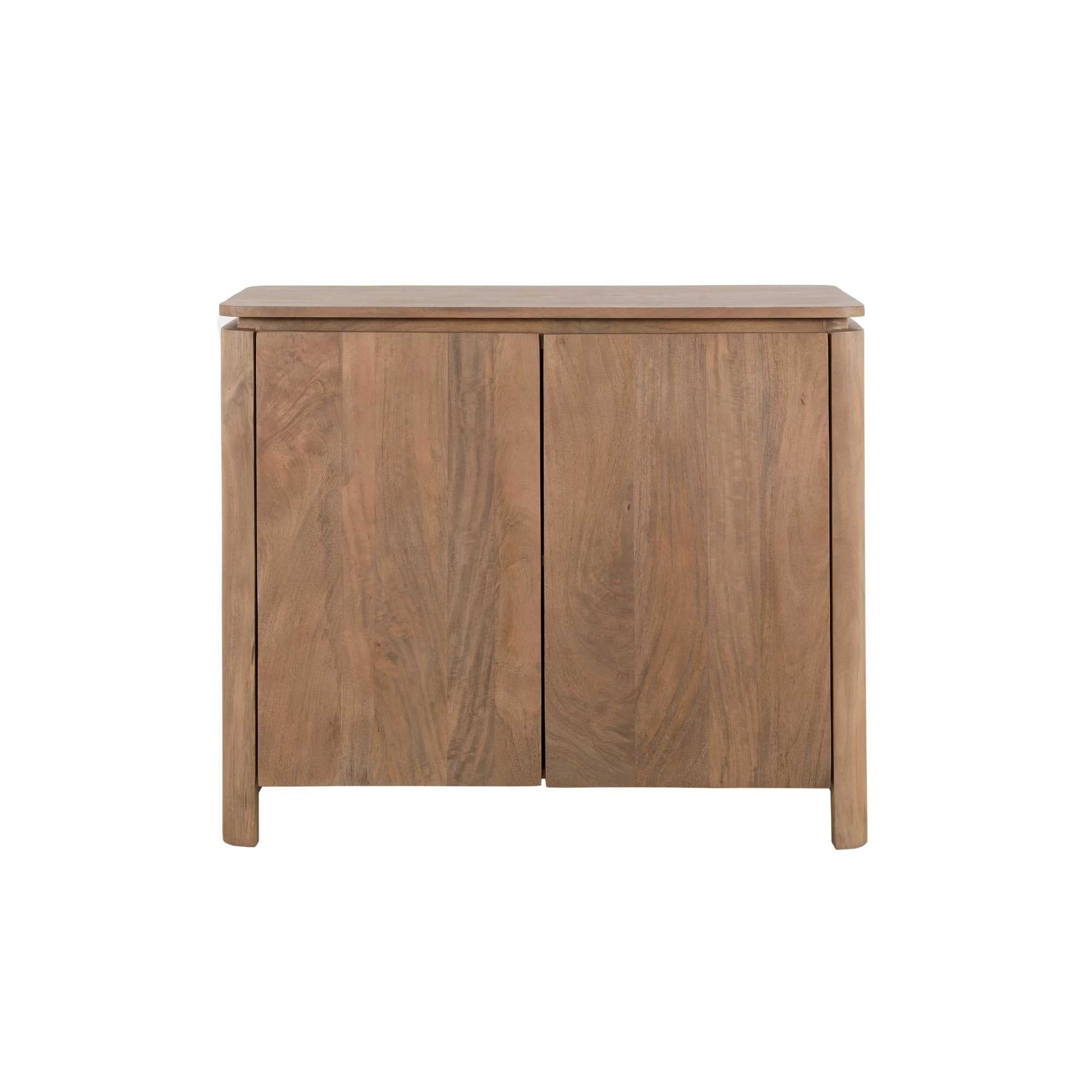 Dressoir Dallas van Starfurn in naturel mangohout, 100 cm breed en 85 cm hoog