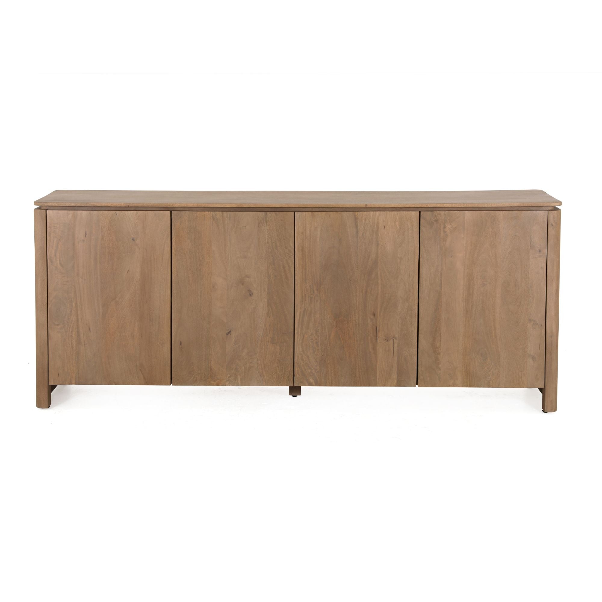 Dressoir Dallas van Starfurn in naturel mangohout, 210 cm breed en 85 cm hoog