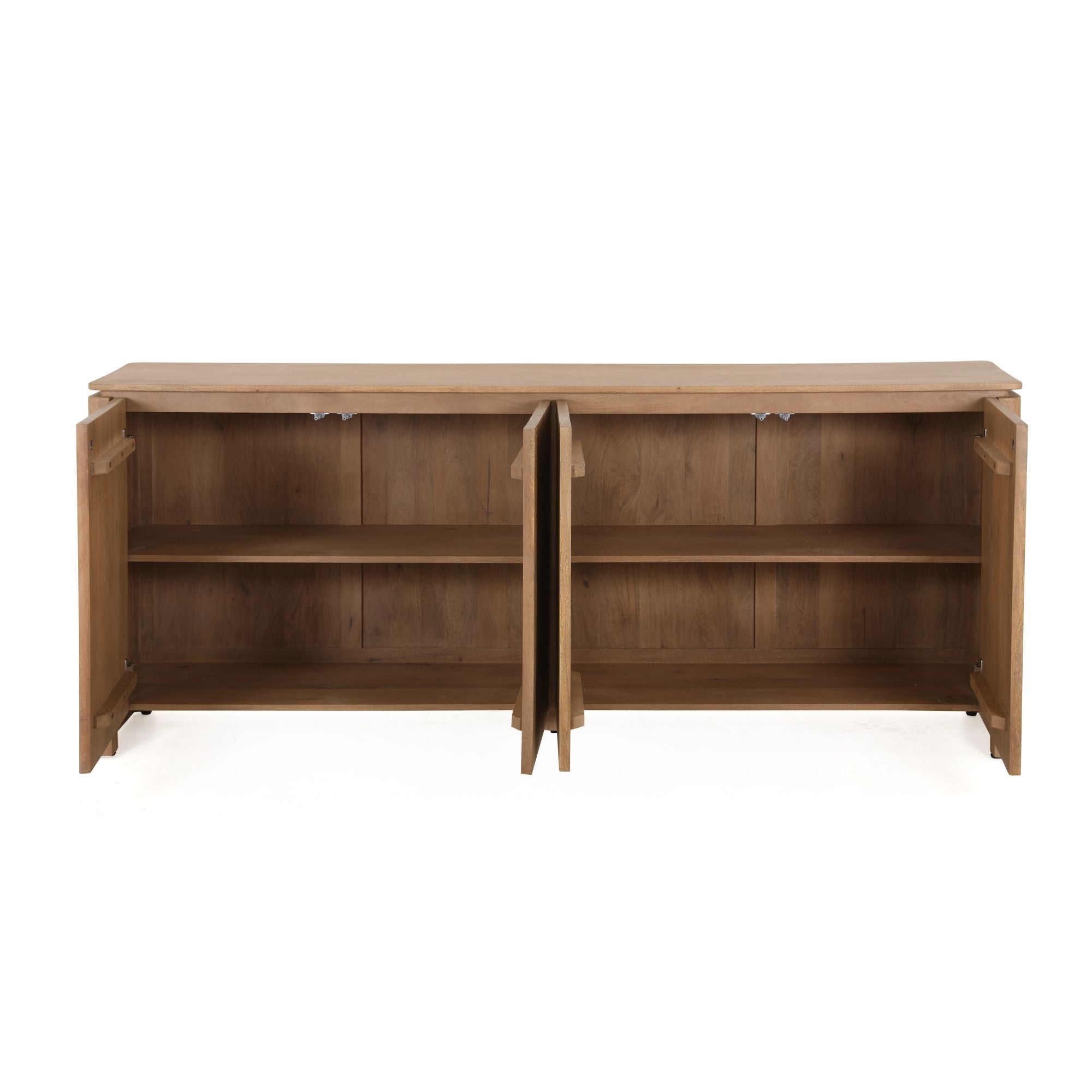 Dressoir Dallas Naturel 210cm van Starfurn, handgemaakt van mangohout
