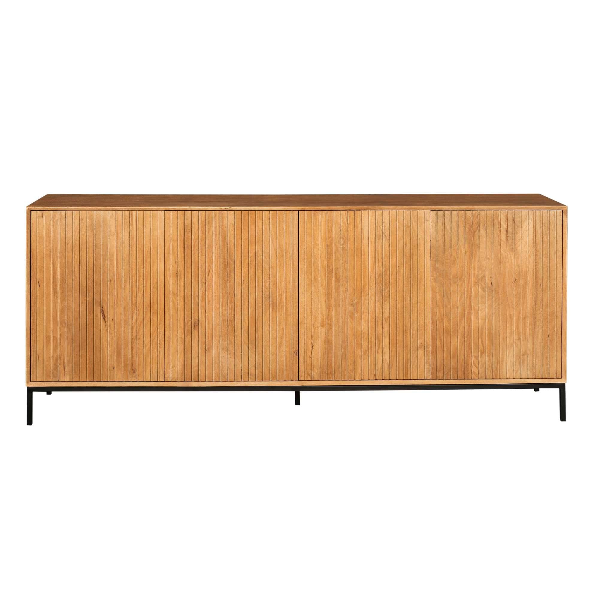 Houtnerf van het massief mangohouten blad van het Madison dressoir