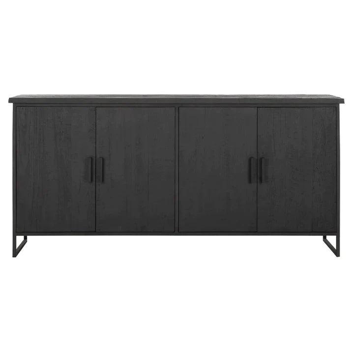 Dressoir Timeless Black Beam No.1 zwart teakhout 190cm DTP Home