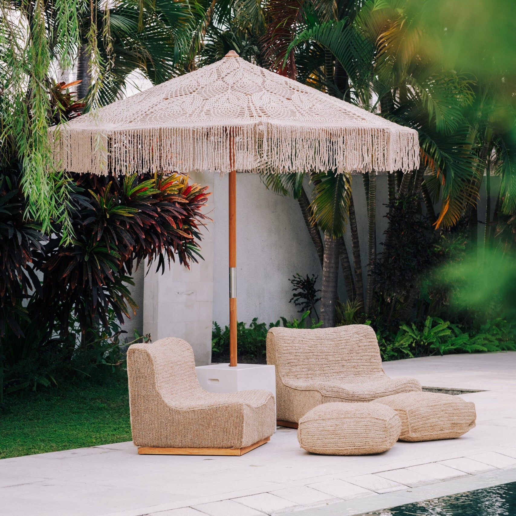 Outdoor Poef Hampton Sisal Rope Todo Bien