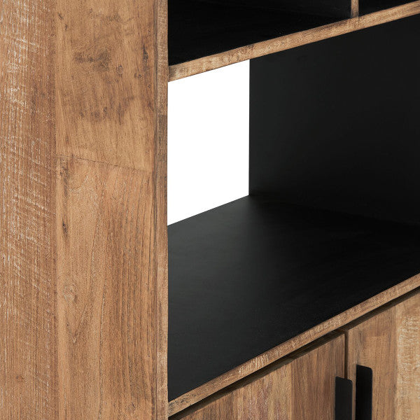 DTP Home Boekenkast Evo 2 deuren, 5 open vakken - Boekenkast - DTP Home - livinglovely.nl