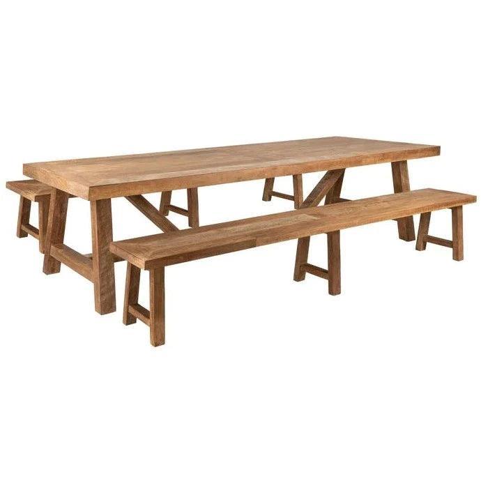 DTP Home Classic Eetkamerbank Monastery 220cm - Eetkamerbank - DTP Home - livinglovely.nl