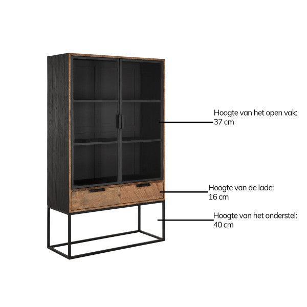DTP Home Cosmo Vitrinekast No.1 - Vitrinekast - DTP Home - livinglovely.nl