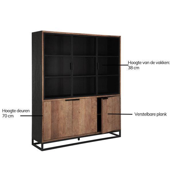 DTP Home Cosmo Vitrinekast No.2 Medium - Vitrinekast - DTP Home - livinglovely.nl