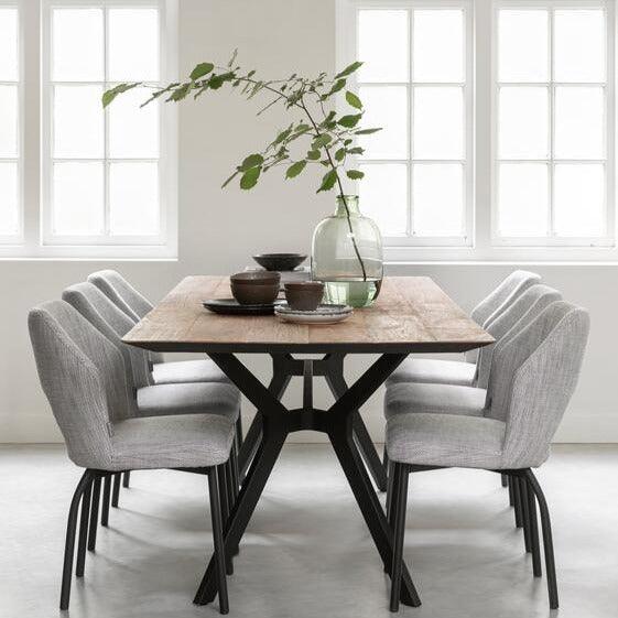 DTP Home Eettafel Metropole 225cm - Eetkamertafel - DTP Home - livinglovely.nl