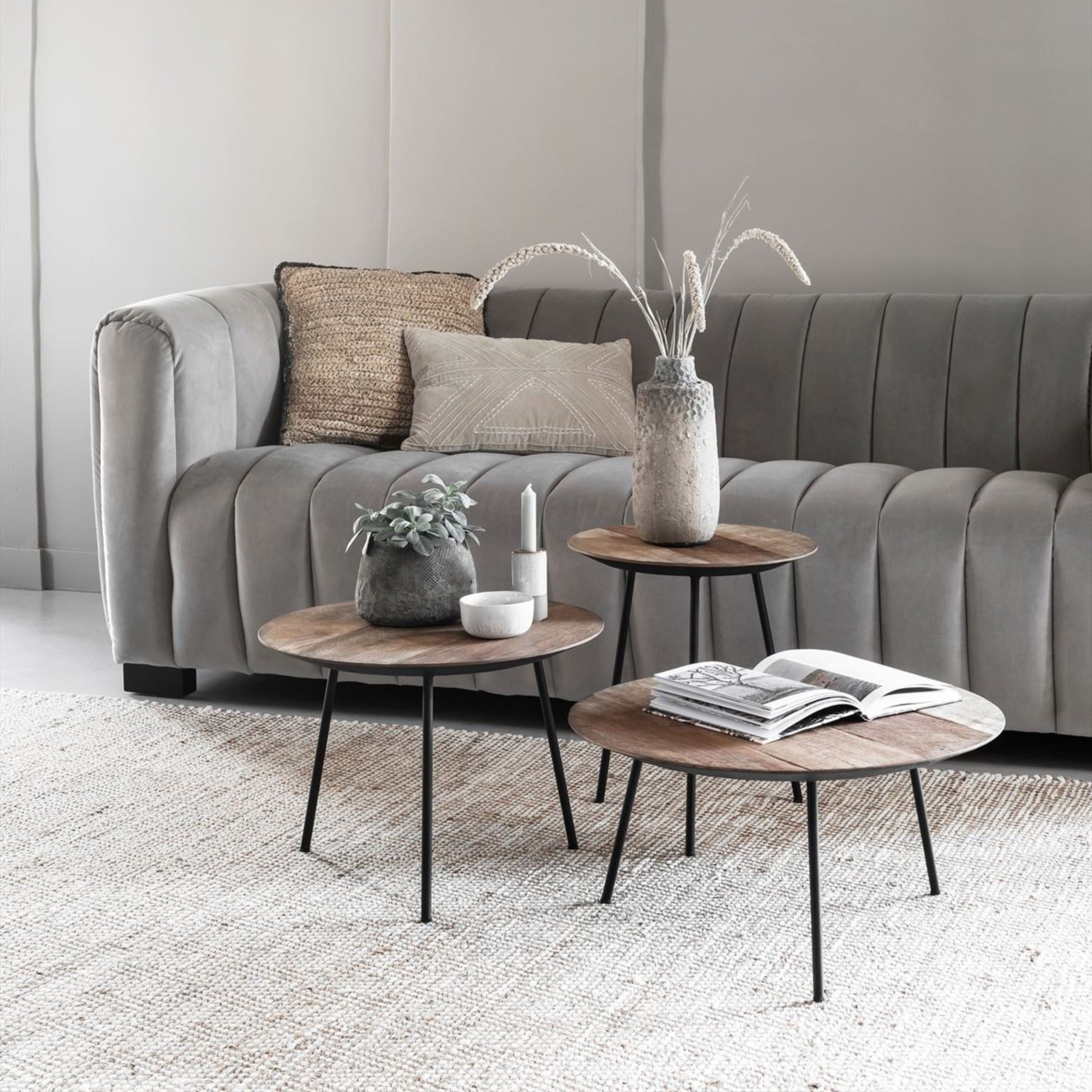 DTP Home Highlight Salontafel Jupiter Naturel Large - Eetkamertafel - DTP Home - livinglovely.nl