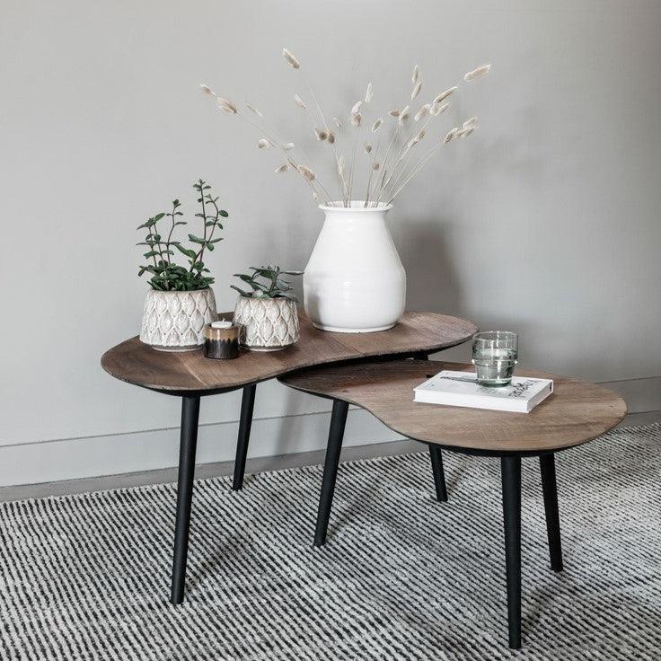 DTP Home Highlight Salontafel Organus Naturel Set van 2 - Salontafel - DTP Home - livinglovely.nl