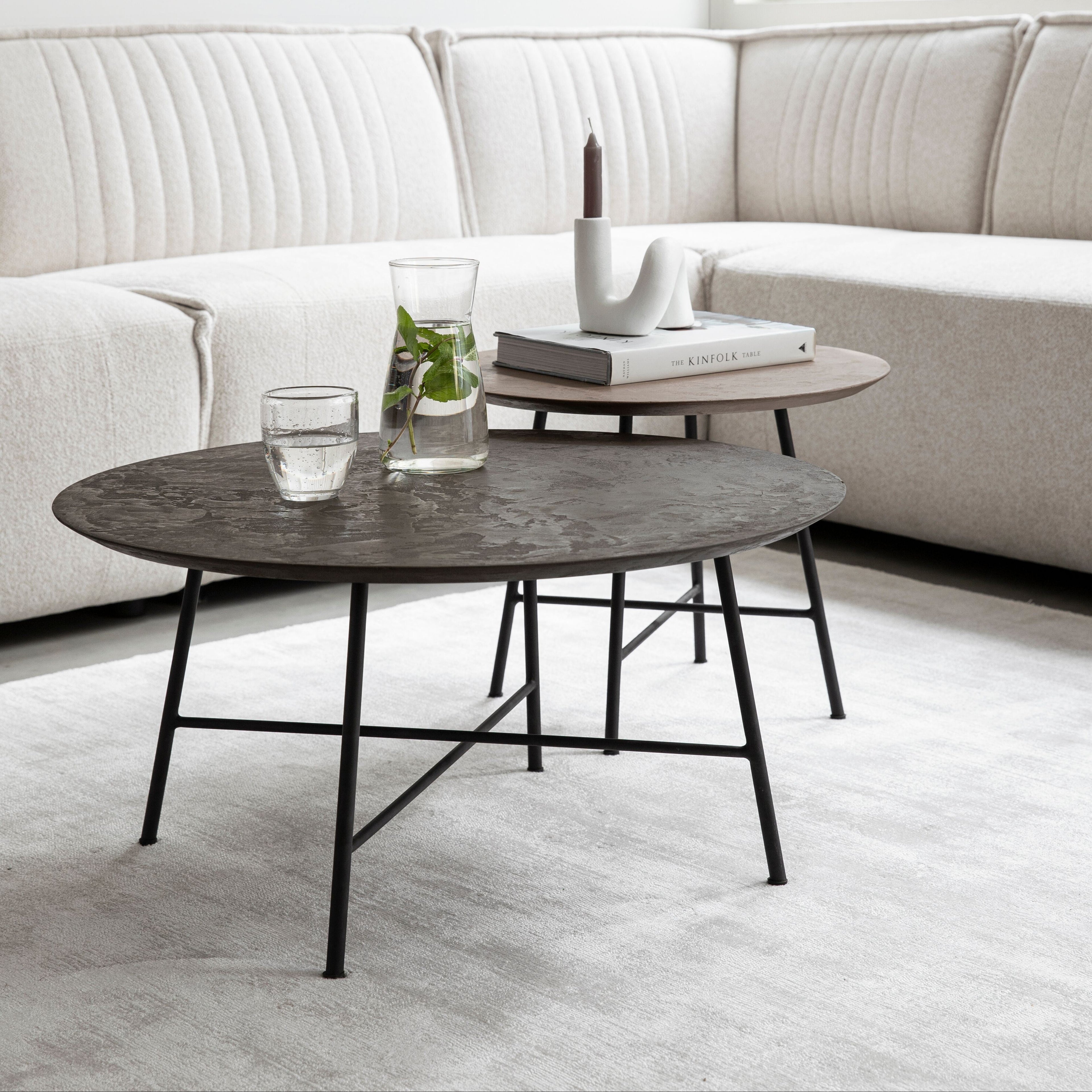 DTP Home Scala Salontafel Delta Earth Set van 2 - Salontafel - DTP Home - livinglovely.nl