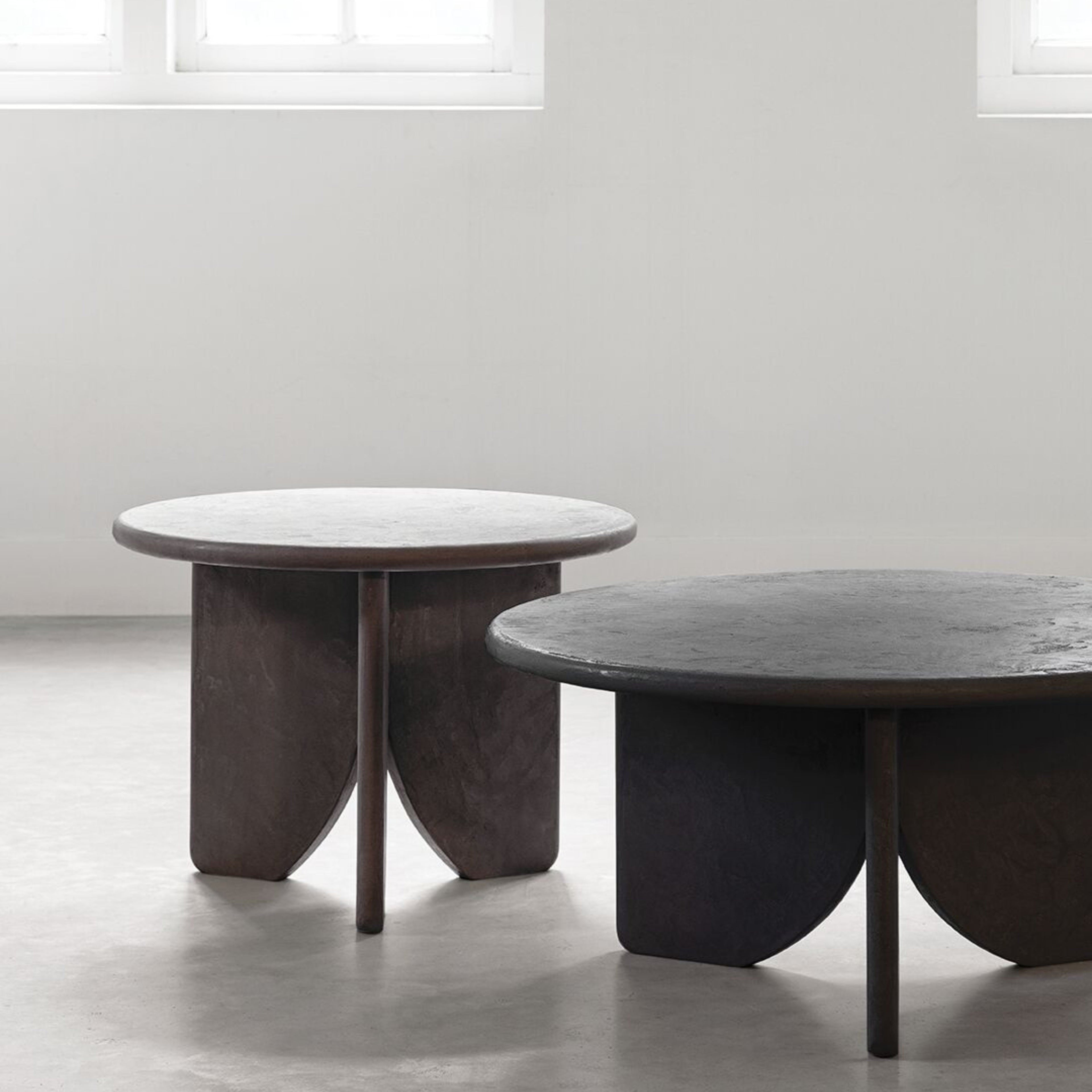 DTP Home Scala Salontafel Melo Earth Fudge / Pepper Set van 2 - Salontafel - DTP Home - livinglovely.nl