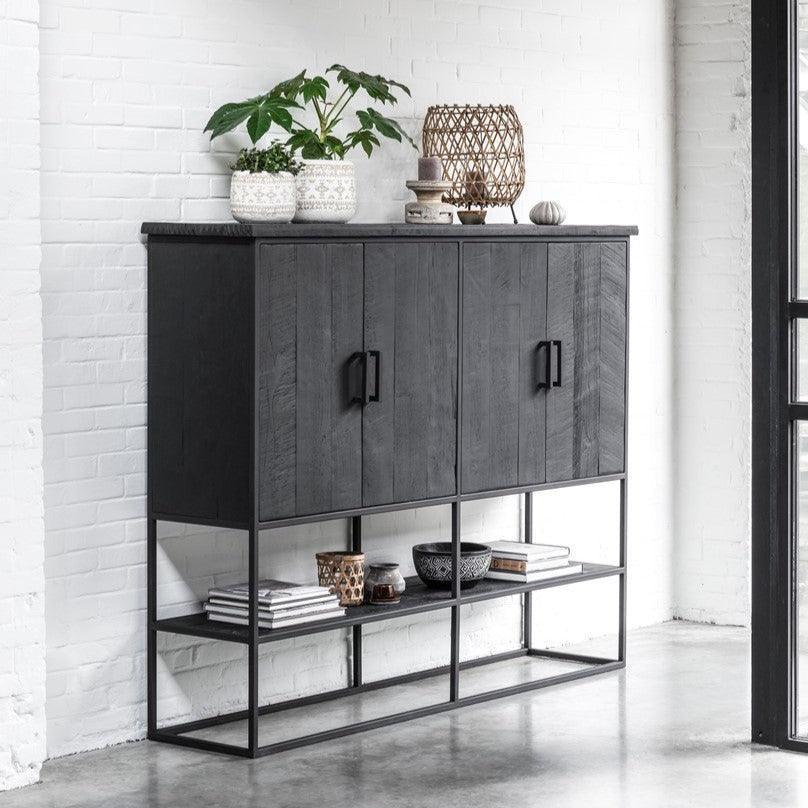 DTP Home Timeless Black Bergkast Beam Large 180cm - Bergkast - DTP Home - livinglovely.nl