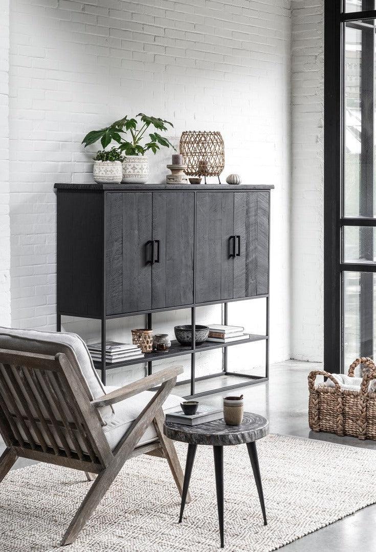 DTP Home Timeless Black Bergkast Beam Large 180cm - Bergkast - DTP Home - livinglovely.nl