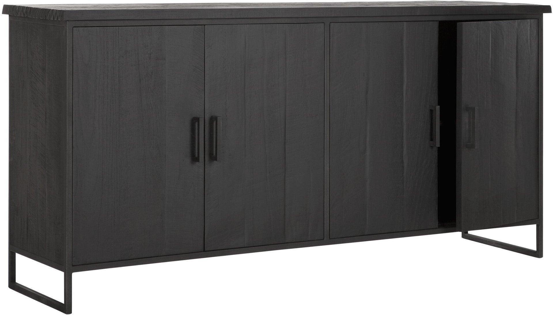DTP Home Timeless Black Dressoir Beam No 1 190cm - Dressoir - DTP Home - livinglovely.nl