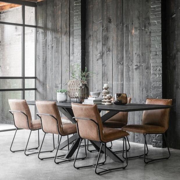 DTP Home Timeless Black Eettafel Curves 260cm - Eetkamertafel - DTP Home - livinglovely.nl