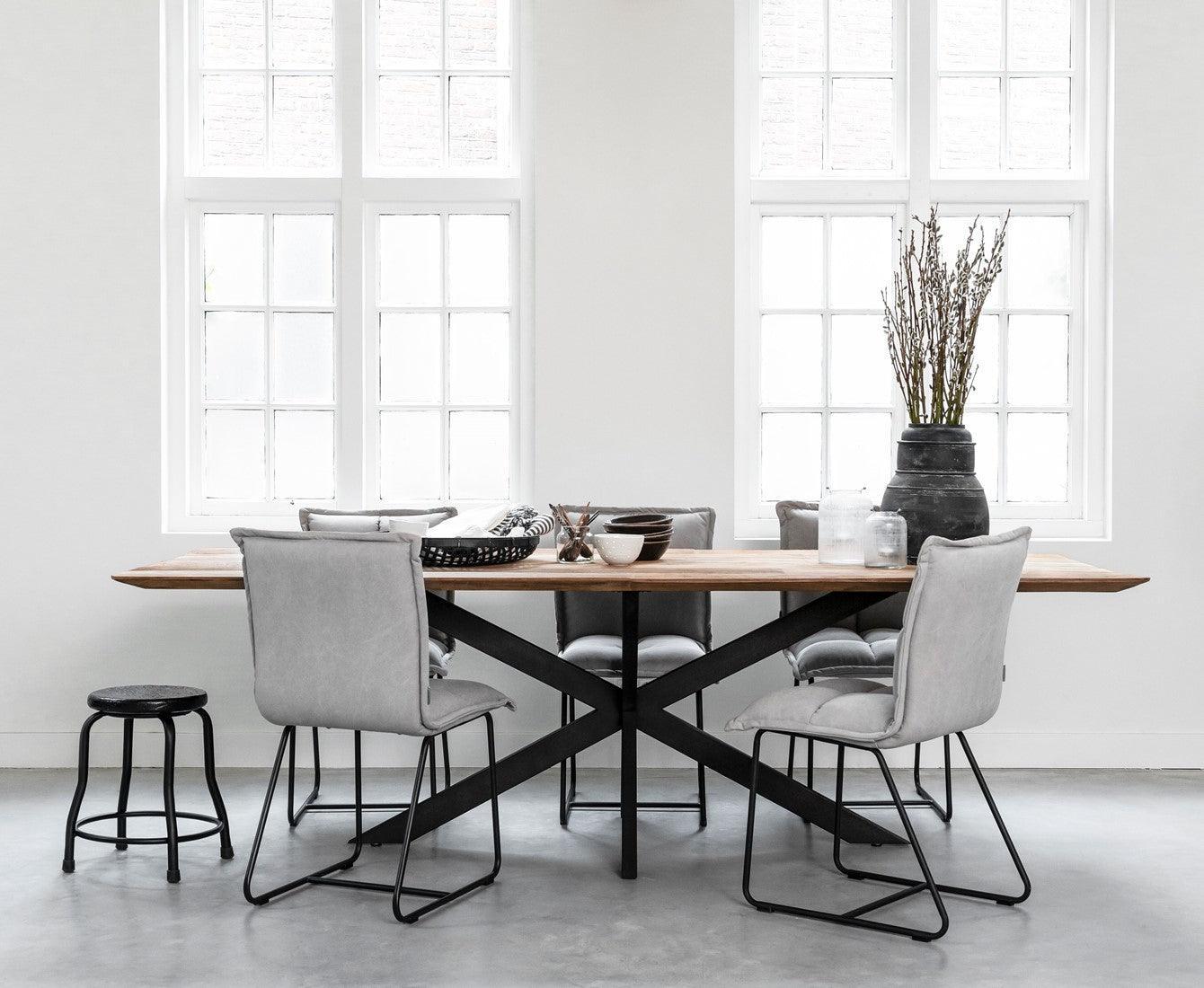 DTP Home Timeless Eettafel Curves 260cm - Eetkamertafel - DTP Home - livinglovely.nl