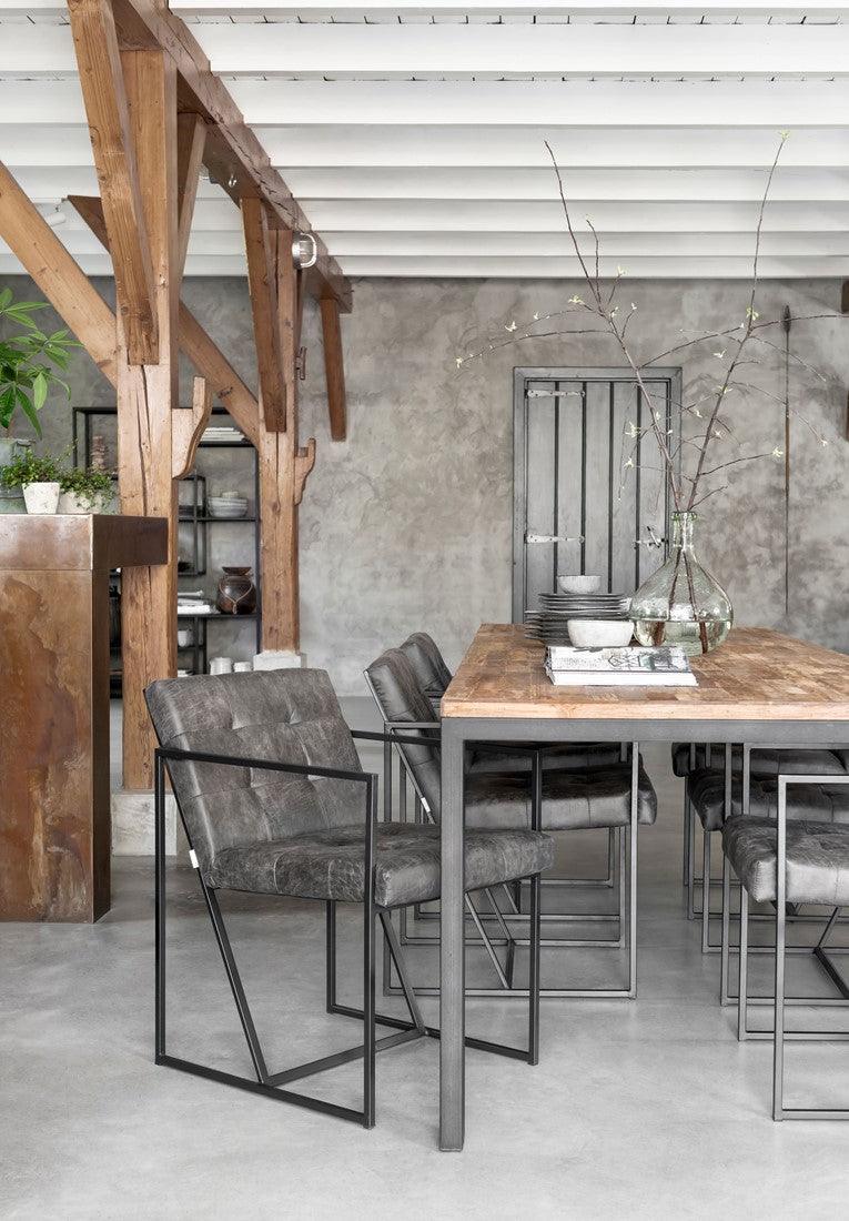 DTP Home Timeless Eettafel Tracks 175cm - Eetkamertafel - DTP Home - livinglovely.nl