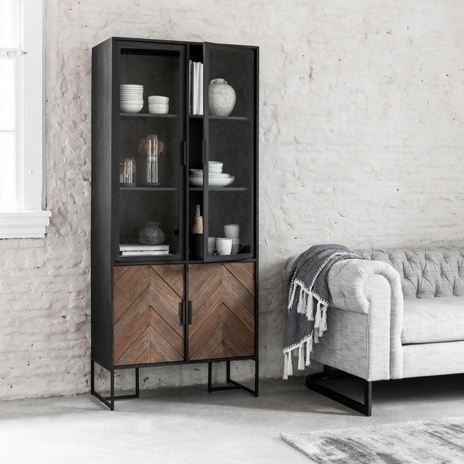 DTP Home Vitrinekast Criss Cross - Vitrinekast - DTP Home - livinglovely.nl