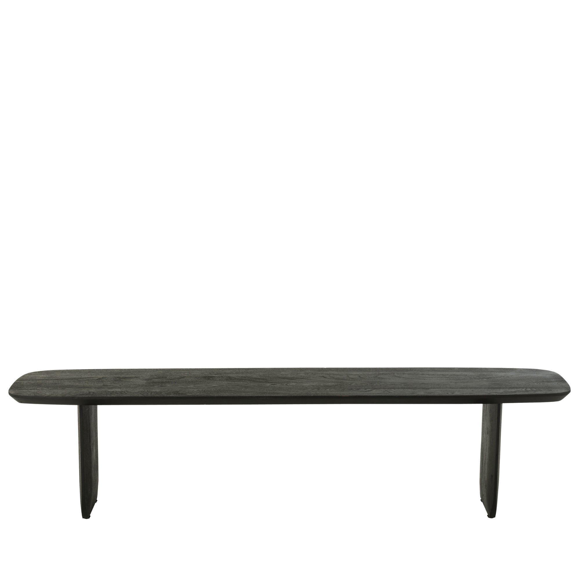 Eetkamerbank Acaciahout Zwart 190cm J-Line - Eetkamerbank - J-Line - livinglovely.nl